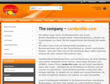 Tablet Screenshot of candyroller.com